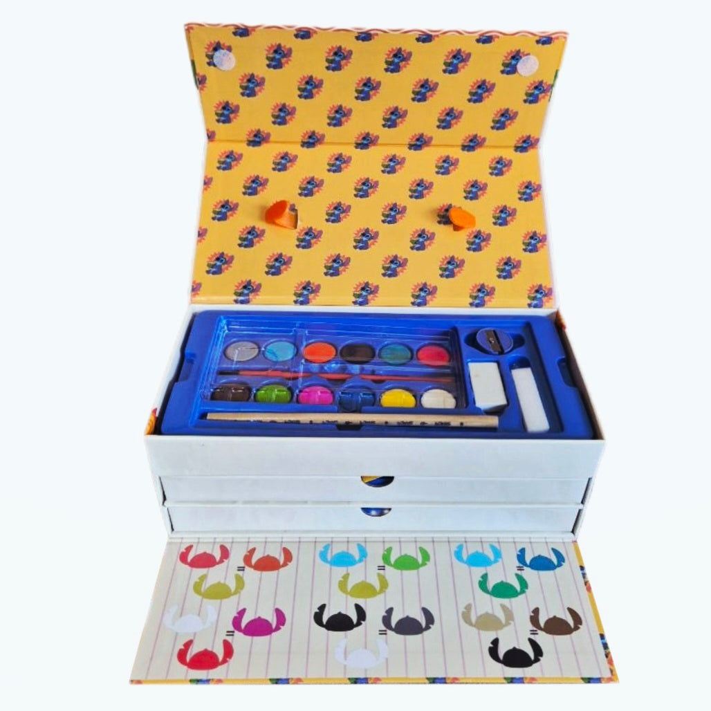 Stitch: Kleurkoffer - 52 delig