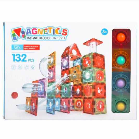 Magnetisch Knikkerbaan - 132 delig