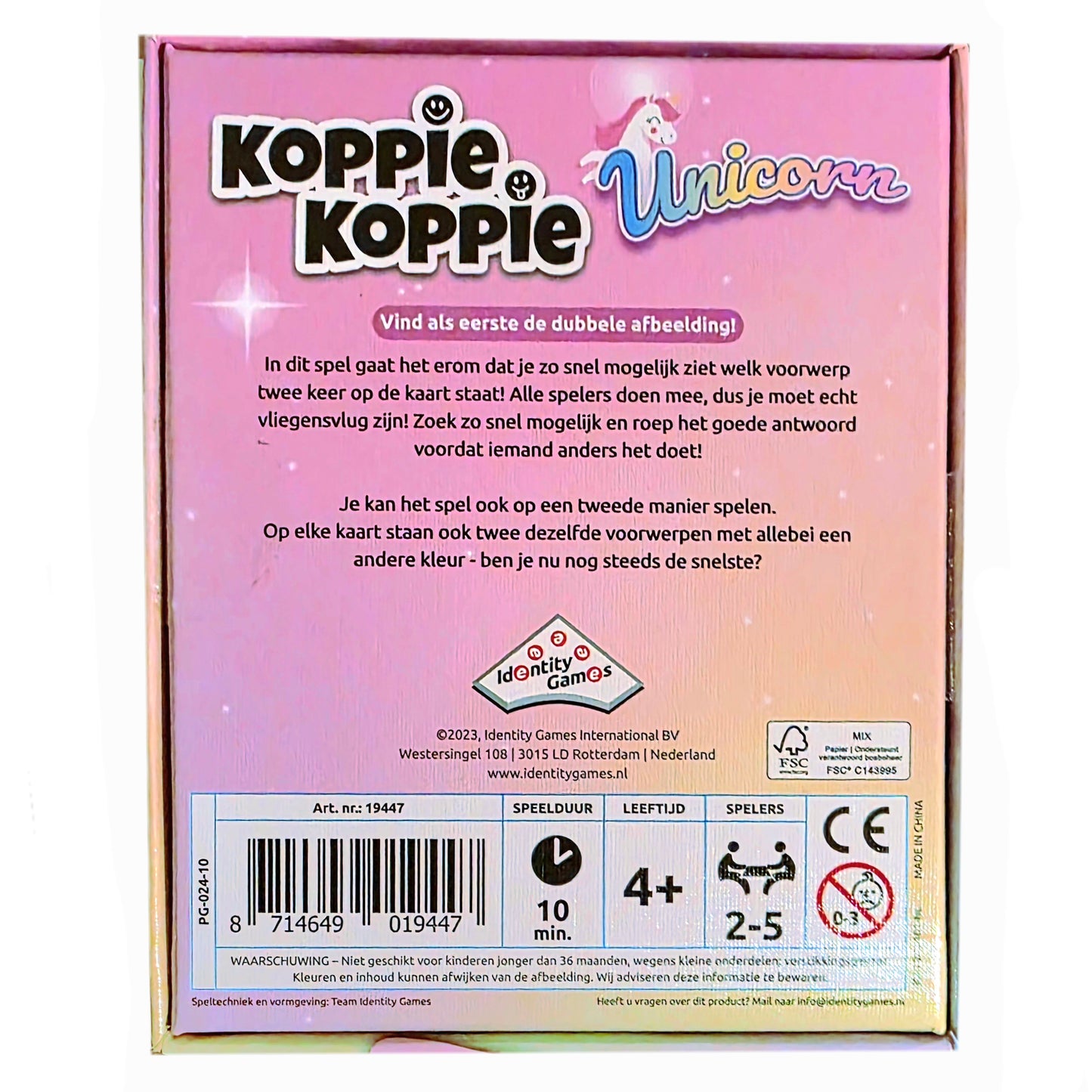 Identity Games: Koppie Koppie - Unicorn