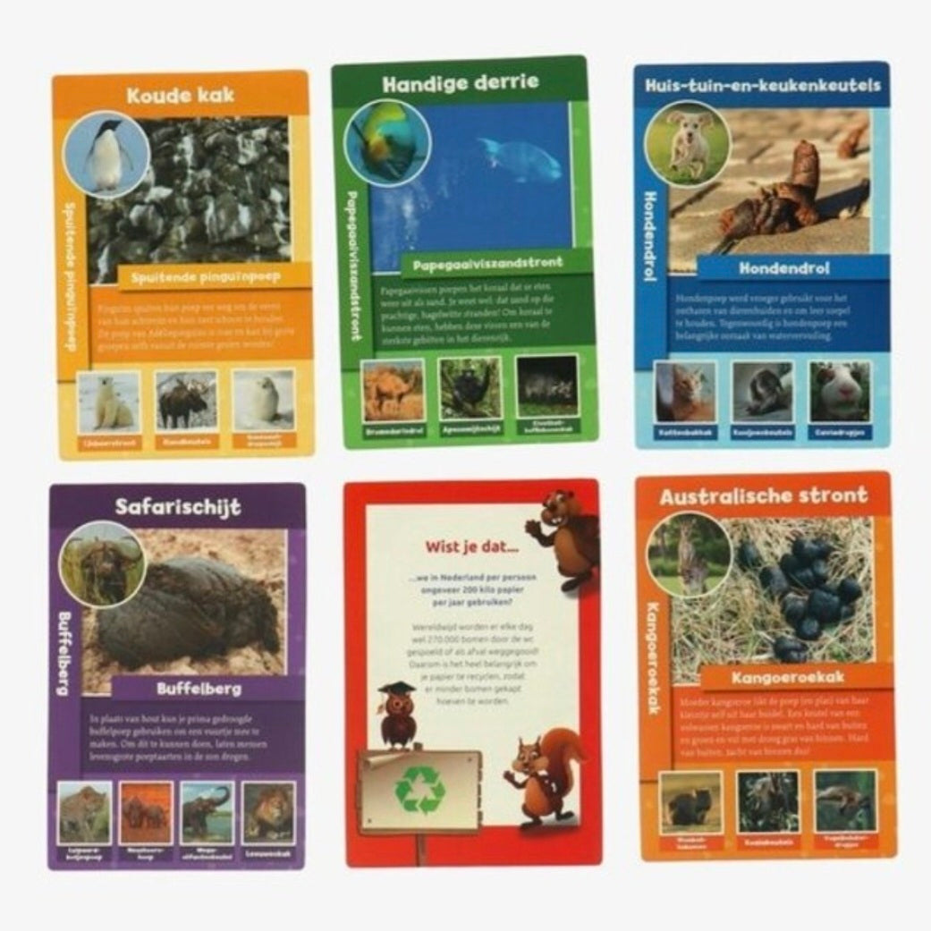 Identity Games: Dierenpoep weetjes - Kwartet