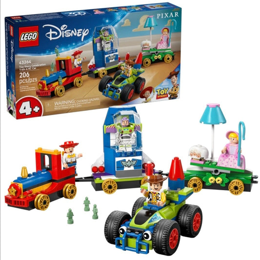 LEGO 43264: Pixar Toy Story Feesttrein en RC Auto set