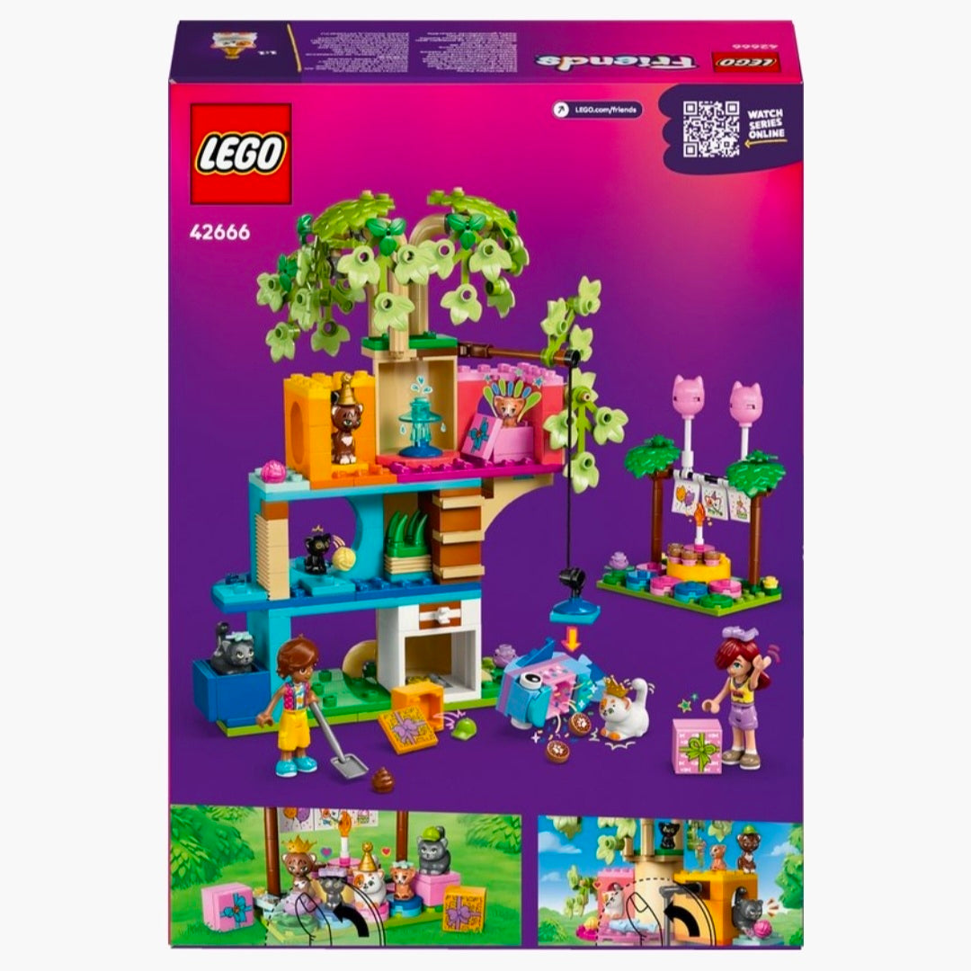 LEGO 42666: Friends - Kattenverjaardagsfeestje & Boomhut