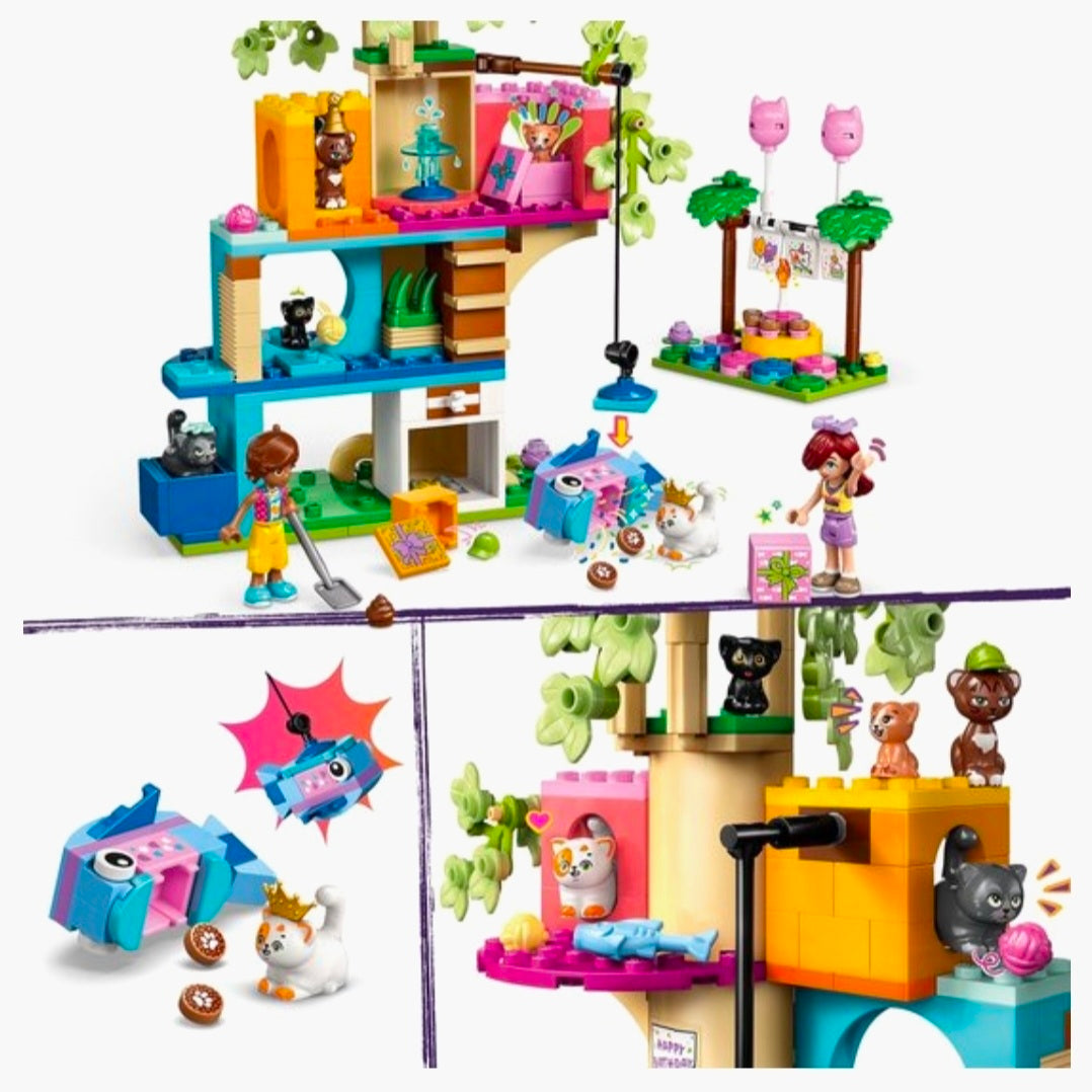 LEGO 42666: Friends - Kattenverjaardagsfeestje & Boomhut