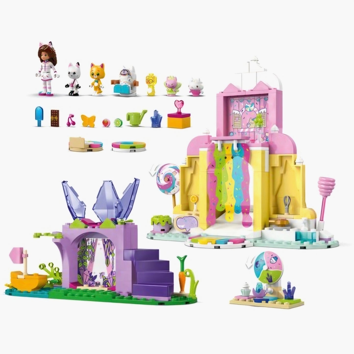 LEGO 11205: Gabby's Dollhouse - Snoepjesberg en Kittentuin