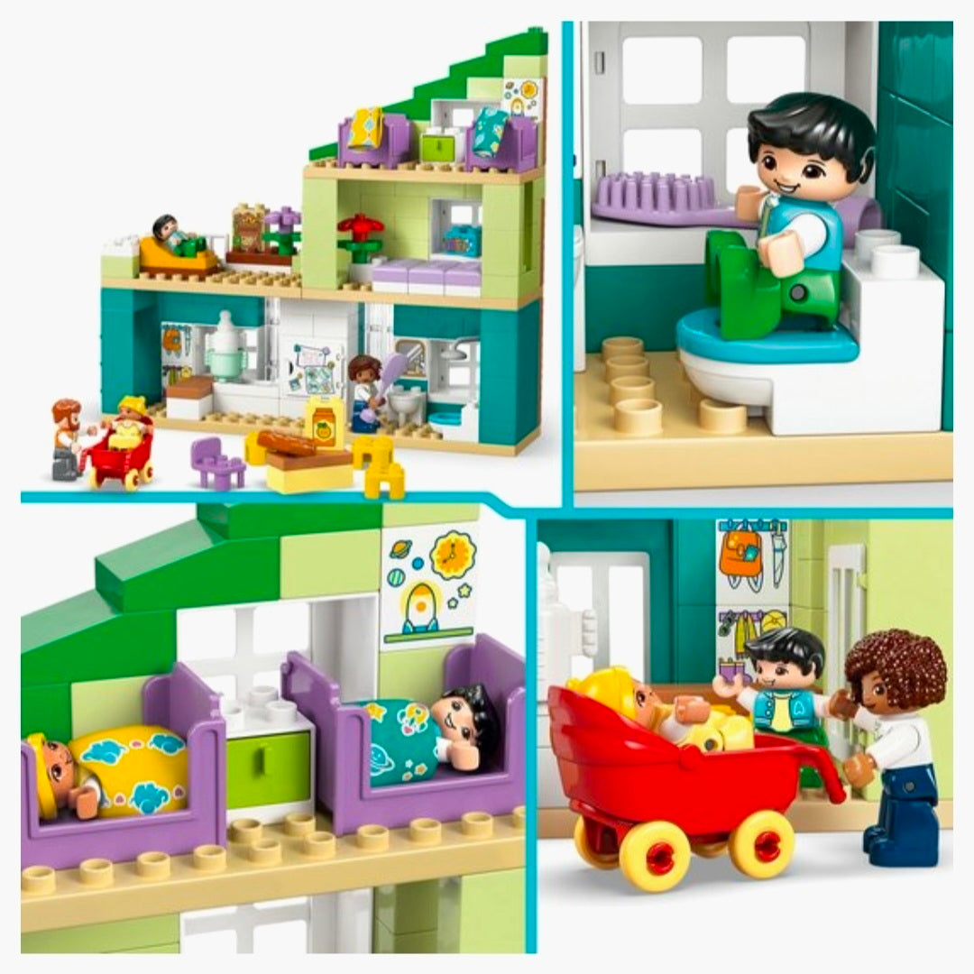 LEGO Duplo 10470: Modern Familiehuis met Figuren 3in1