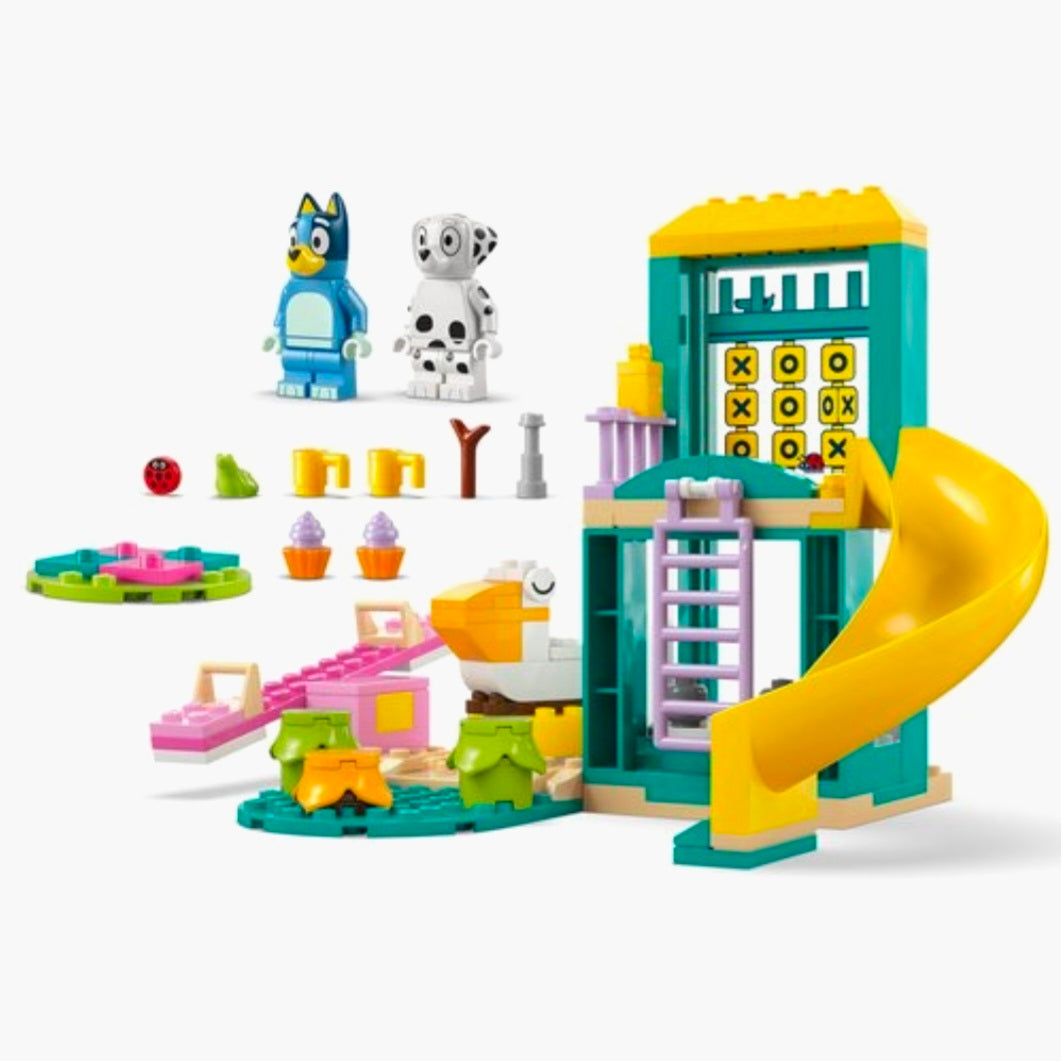 LEGO 11201: Bluey en Chloé in de Speeltuin