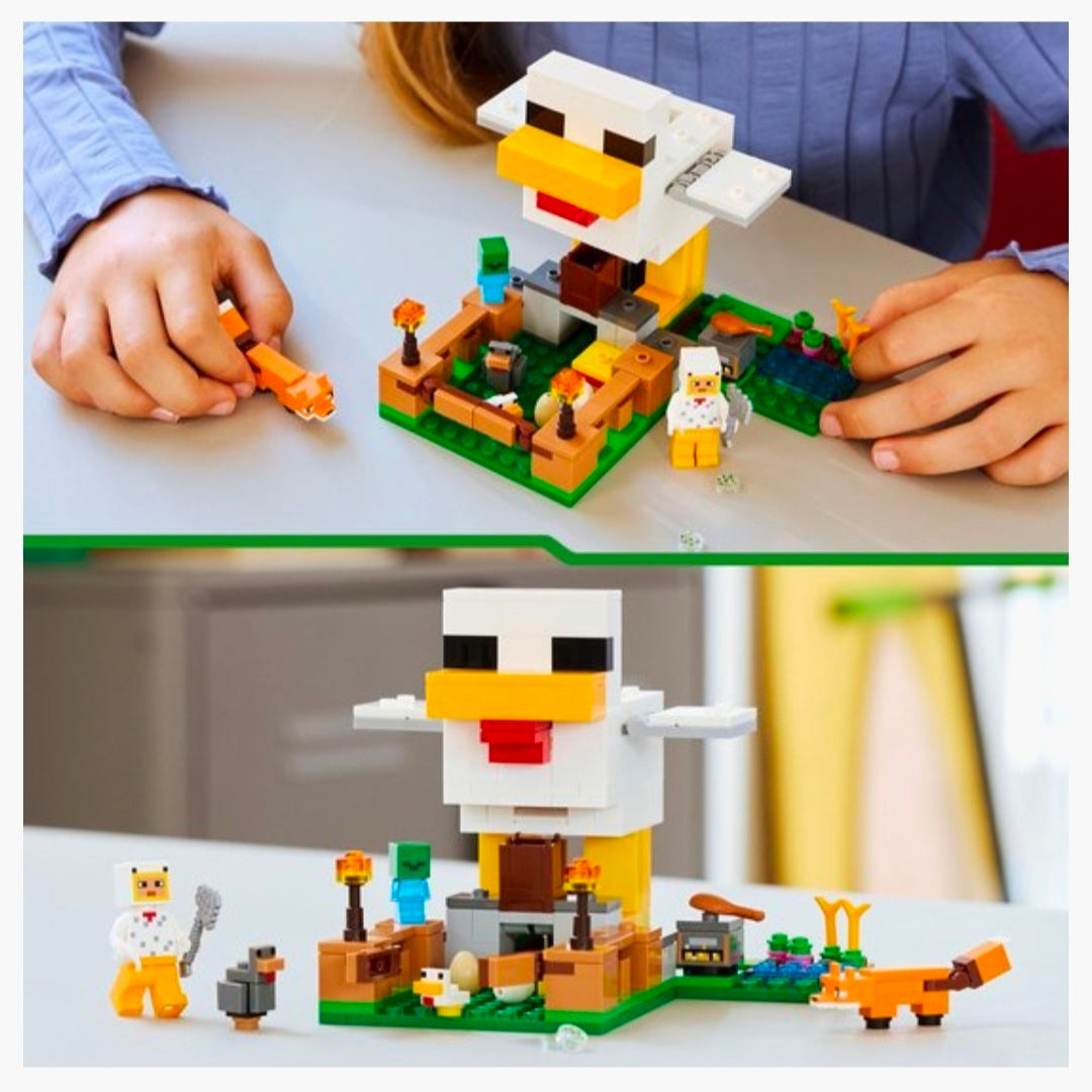 LEGO 21585: Minecraft - Kippenboederij
