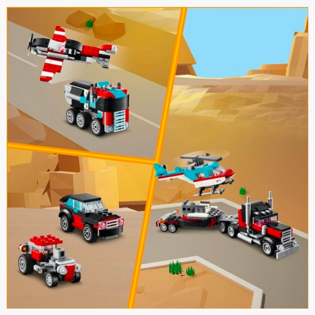 LEGO 31146: Creator 3in1 - Truck met Helikopter