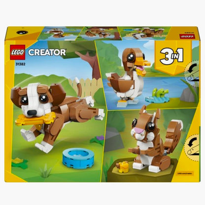 LEGO 31382: Creator 3in1 - Schattige dieren: Speelse Puppy  -  Multiplaza