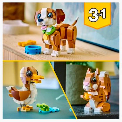 LEGO 31382: Creator 3in1 - Schattige dieren: Speelse Puppy  -  Multiplaza