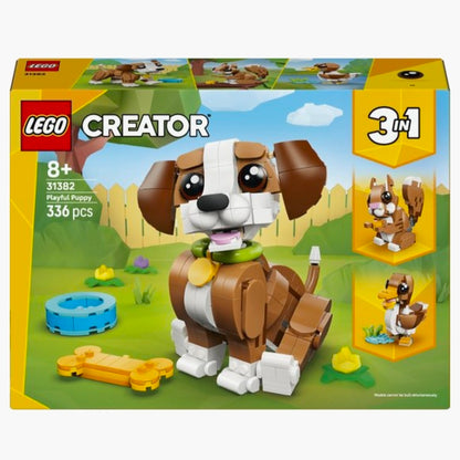LEGO 31382: Creator 3in1 - Schattige dieren: Speelse Puppy  -  Multiplaza