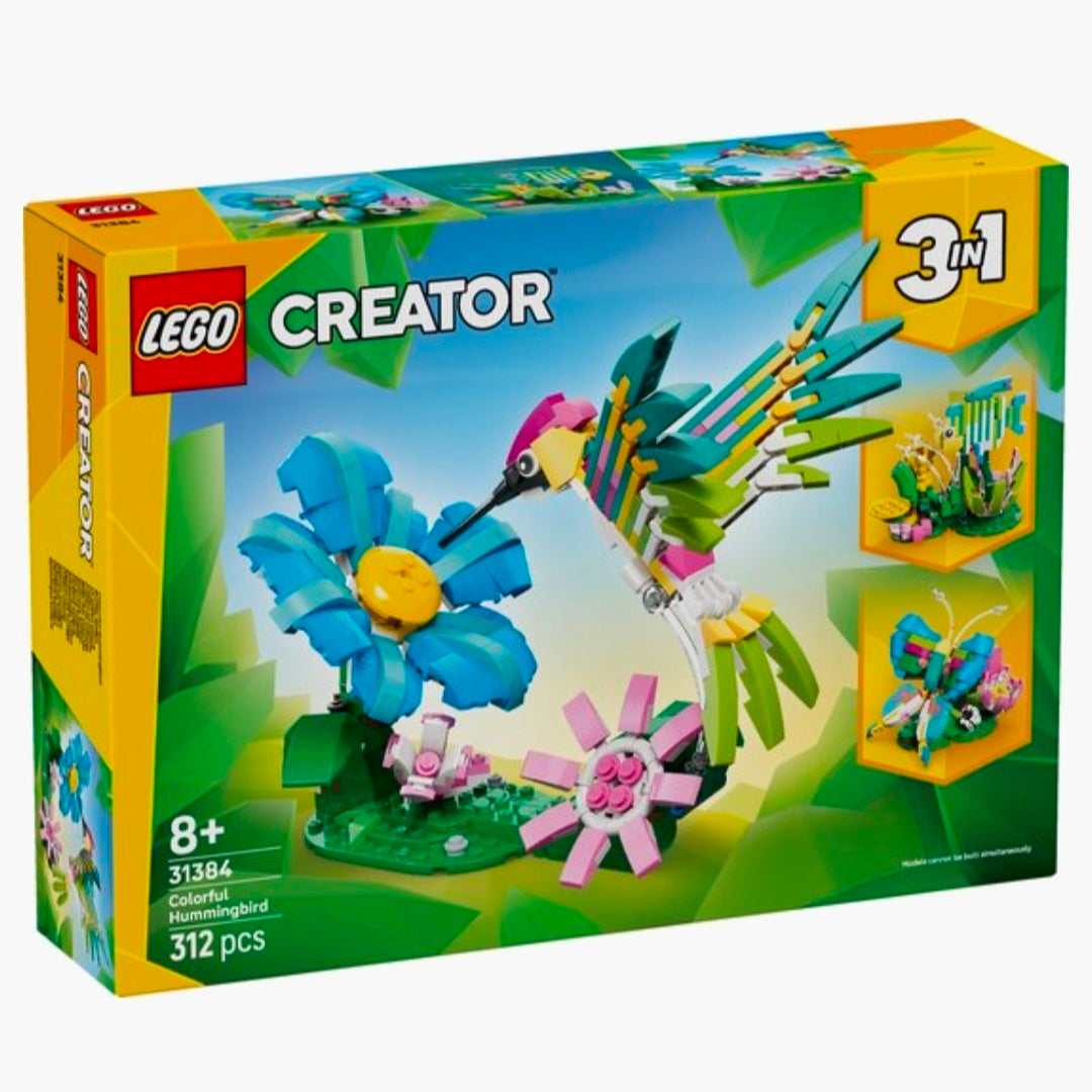LEGO 31384: Creator 3in1 - Wilde Dieren Kleurrijke Kolibrie