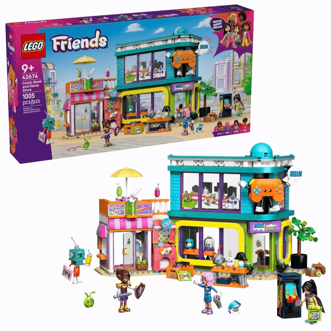 LEGO 42674: Friends - Stripboeken- en gamewinkel