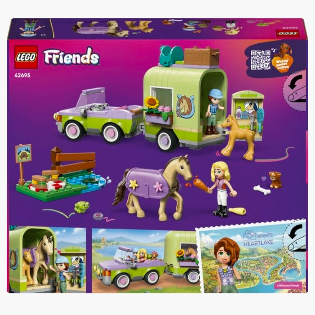 LEGO 42695: Friends - Trailer met Paard en Veulen