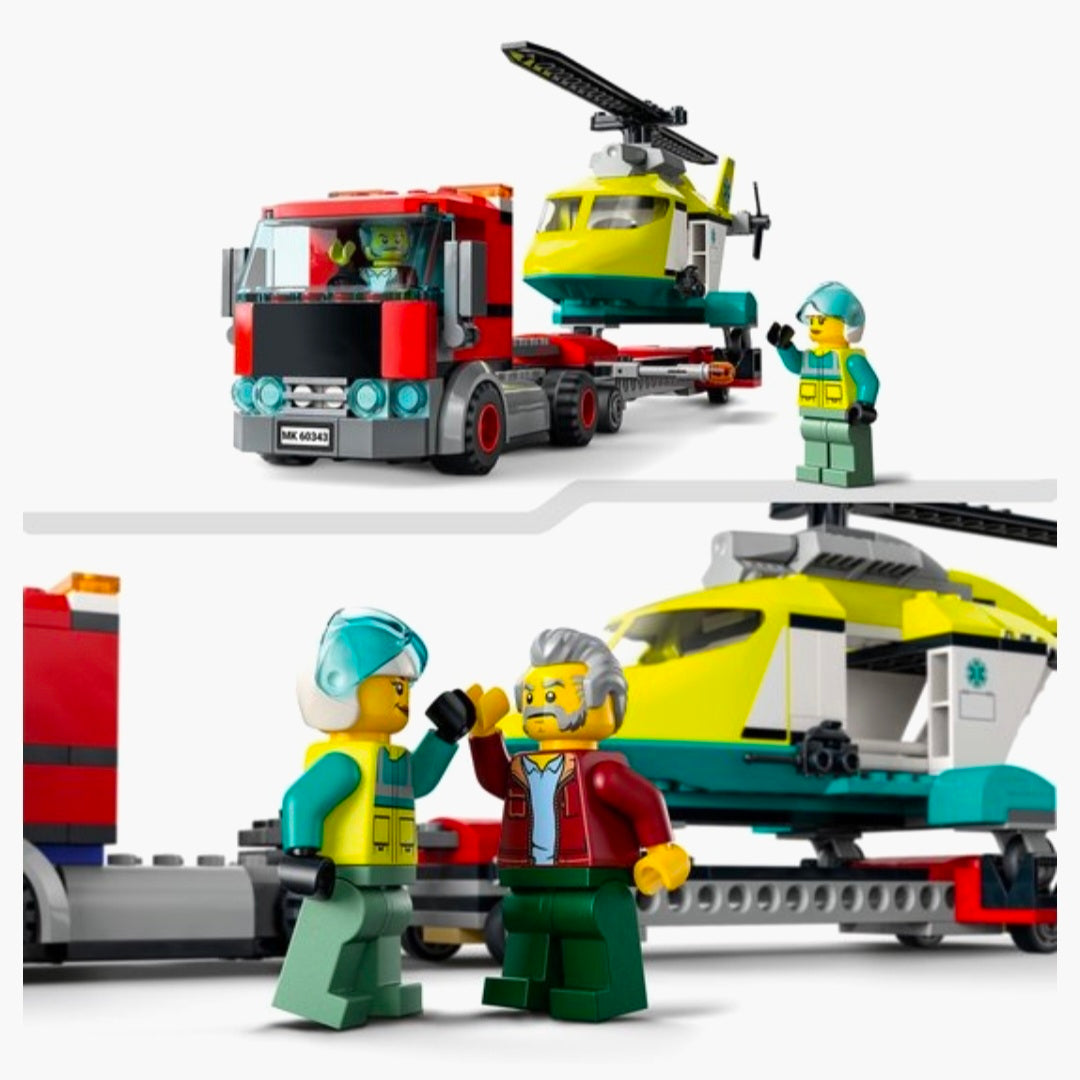 LEGO 69343: City - Reddingshelikopter Transport