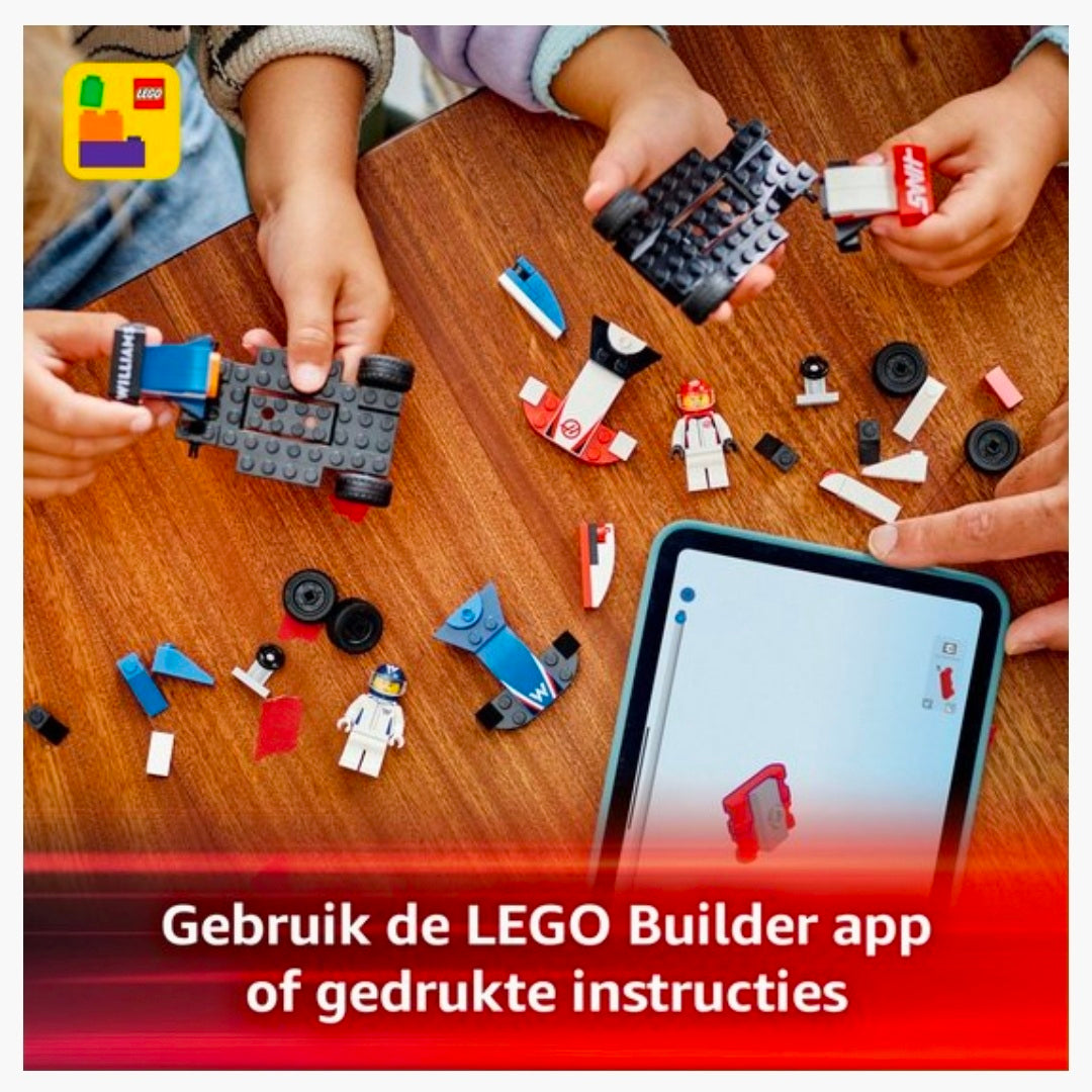 LEGO 60464: F1 Williams Racing en Haas racewagens