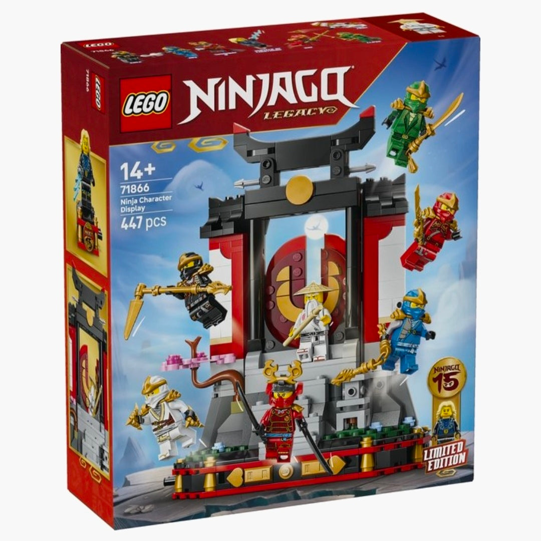 LEGO 71866: 15-Jarig Jubileum -  Display met Ninjapersonages