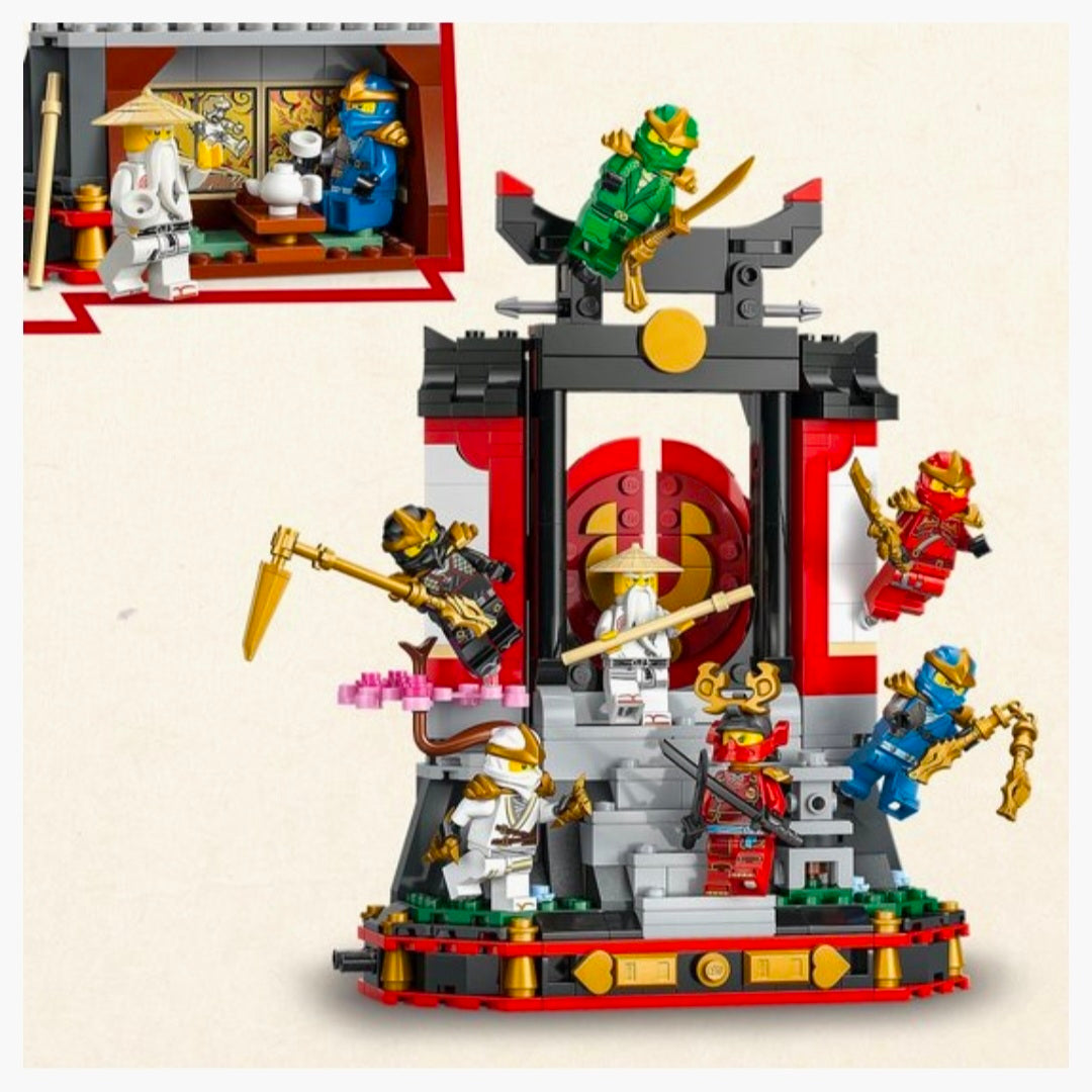 LEGO 71866: 15-Jarig Jubileum -  Display met Ninjapersonages
