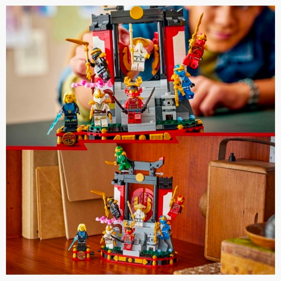 LEGO 71866: 15-Jarig Jubileum -  Display met Ninjapersonages