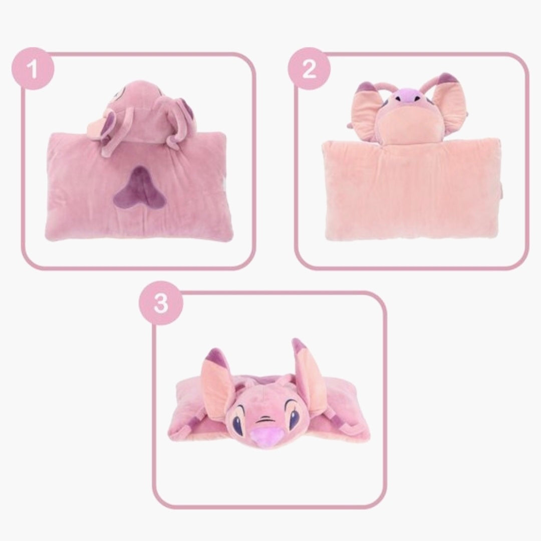 Stitch: Angel Kussen & Knuffel 2in1