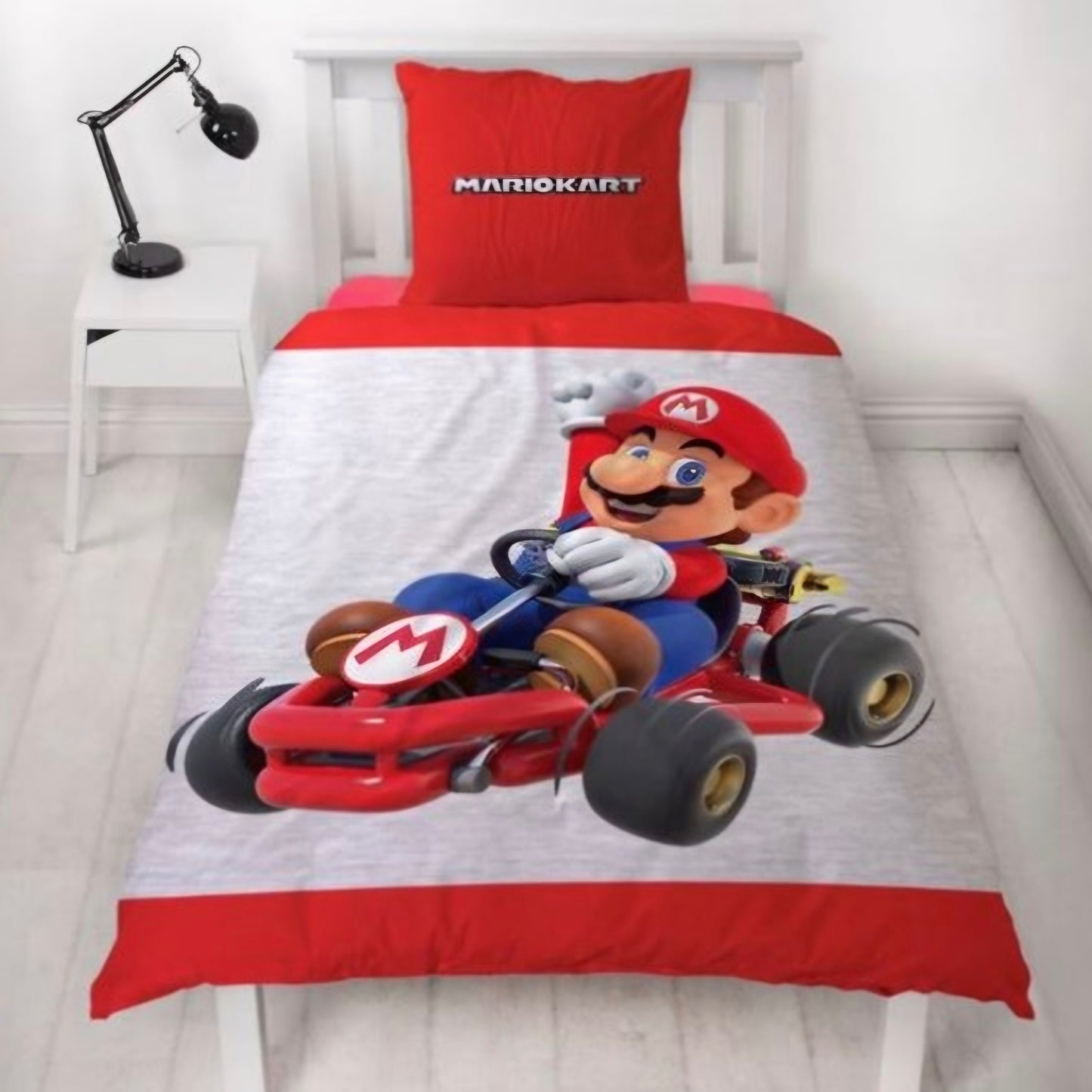 Super Mario Kart - 1 Persoons dekbedovertrek 140x200