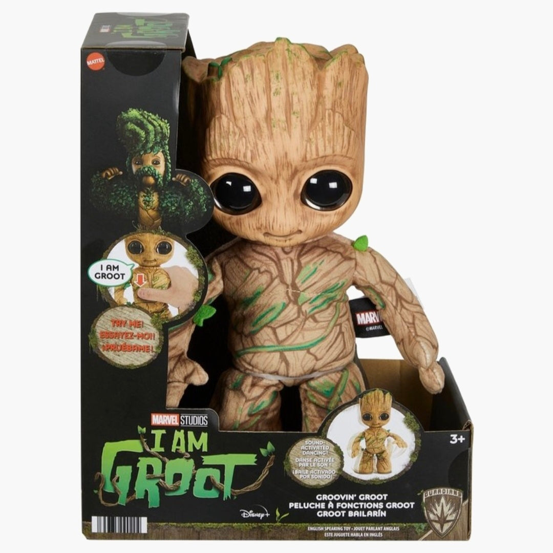 Marvel: Groovin'Groot - Dansende en Pratende Knuffel 28cm