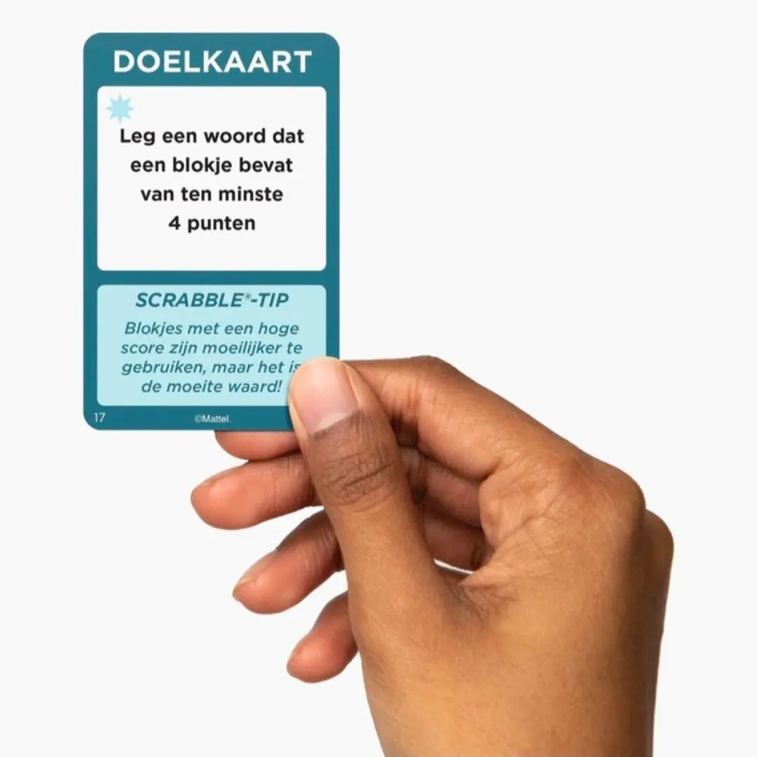 Mattel: Scrabble 2 in 1 - Met Houten Blokjes (NL)  -  Multiplaza