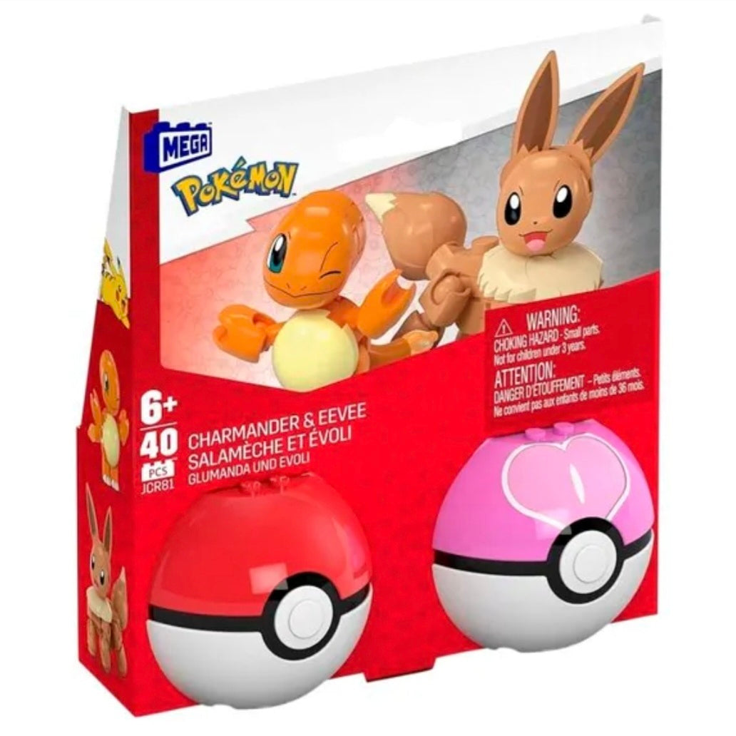 Pokémon Mega: Charmander & Eevee Poké Ball