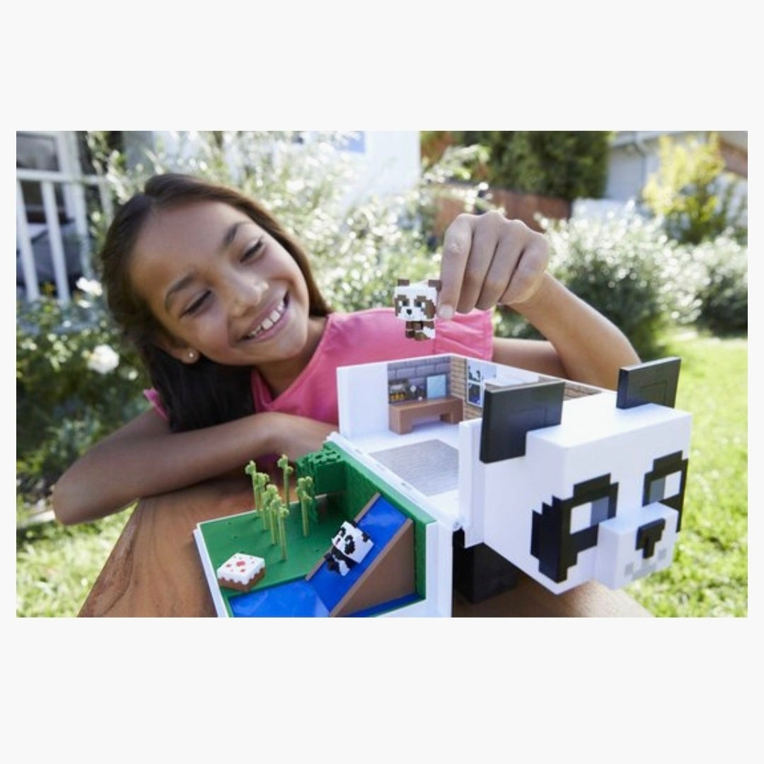 Minecraft: Minecraft MOB hoofd mini  Panda Speelhuis