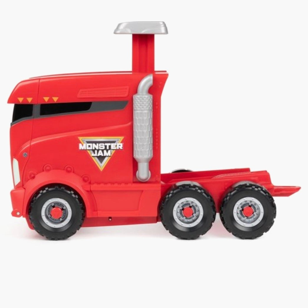 Monster Jam: 2in1 Launch N'Go Hauler Speelset