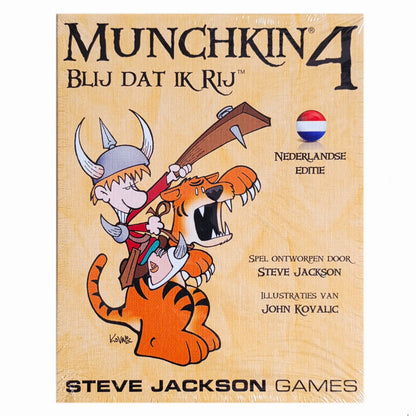 Munchkin 4: Blij dat ik Rij - Uitbreiding (NL)  -  Multiplaza