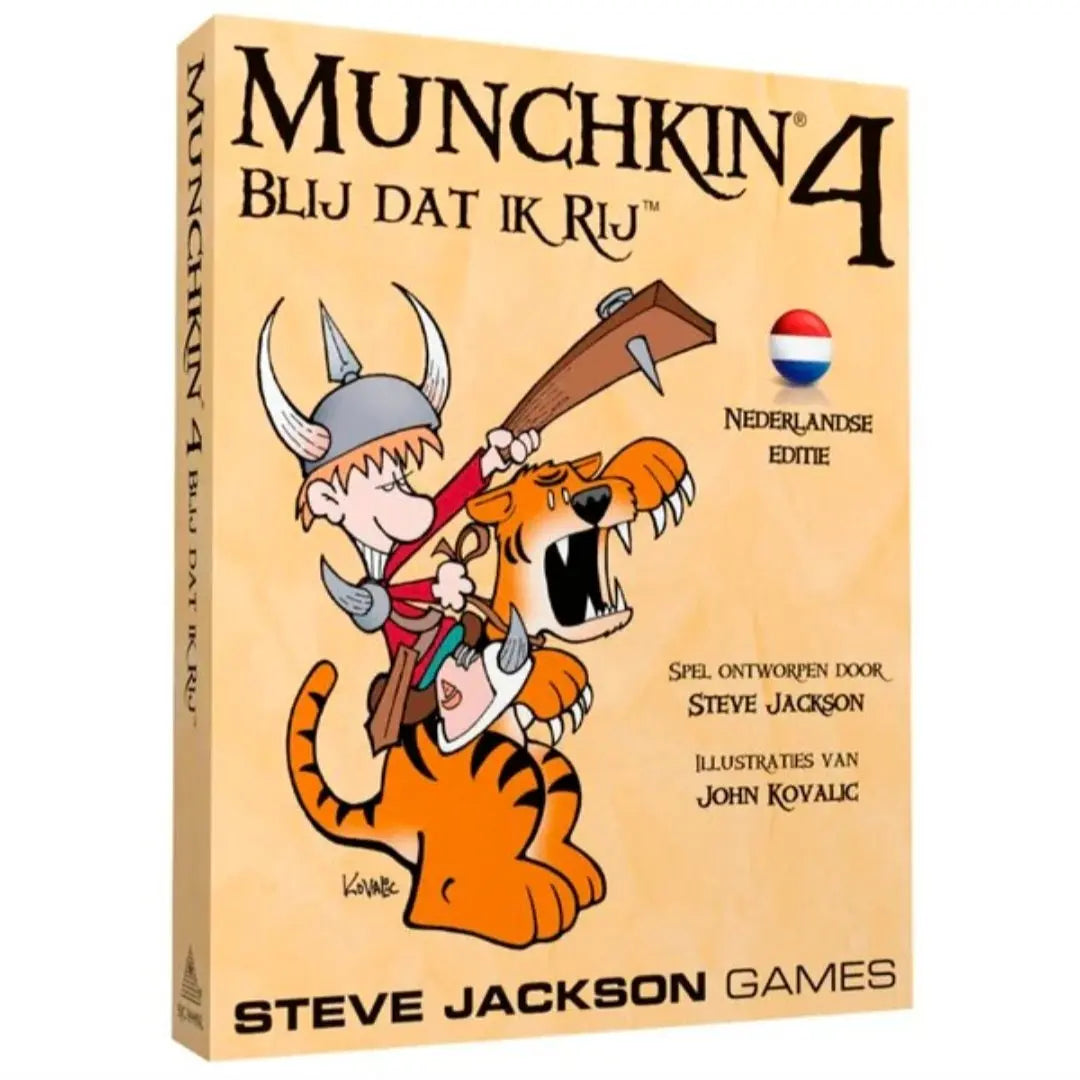 Munchkin 4: Blij dat ik Rij - Uitbreiding (NL)  -  Multiplaza
