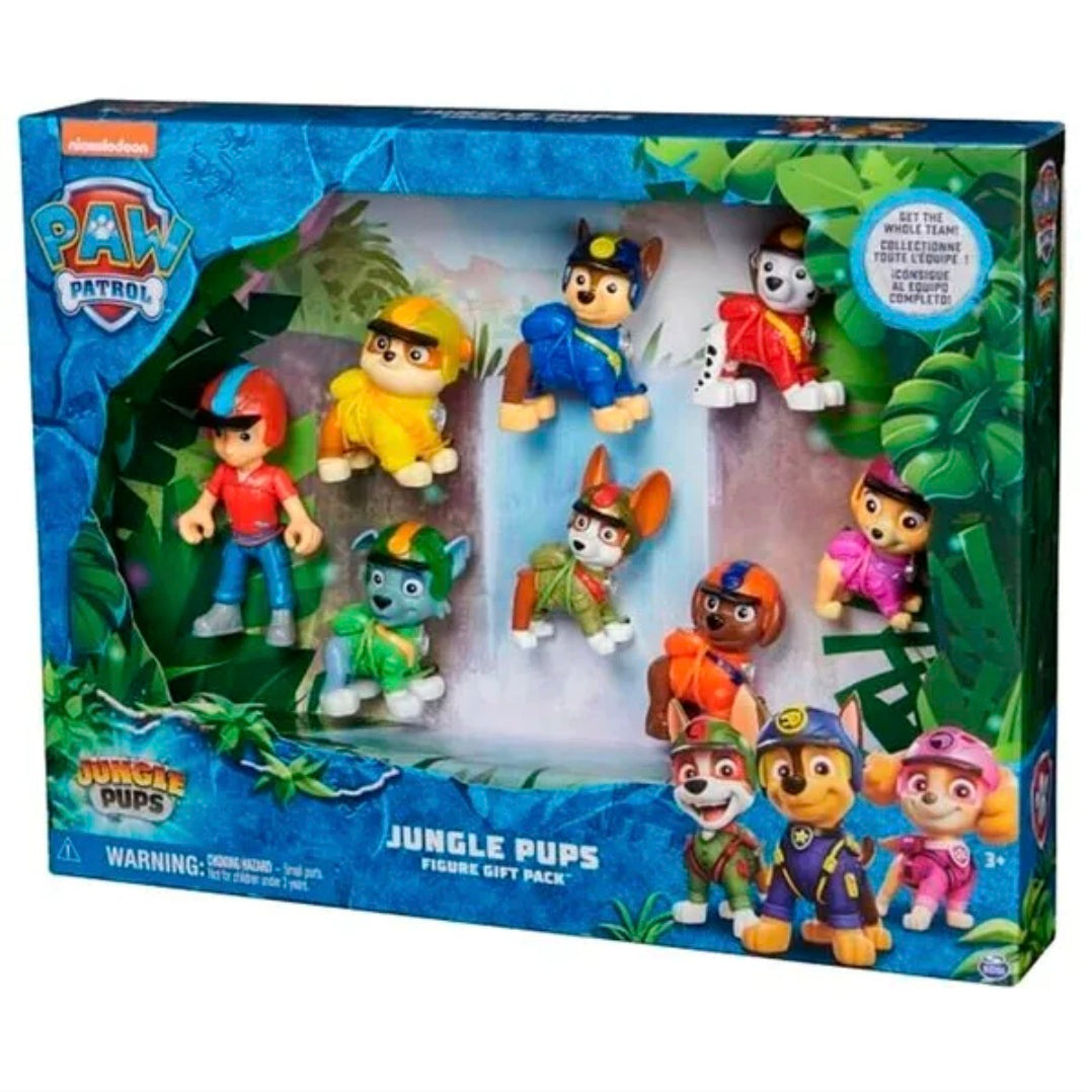 Paw Patrol: Jungle Pups 8 Speelfiguren Geschenkset
