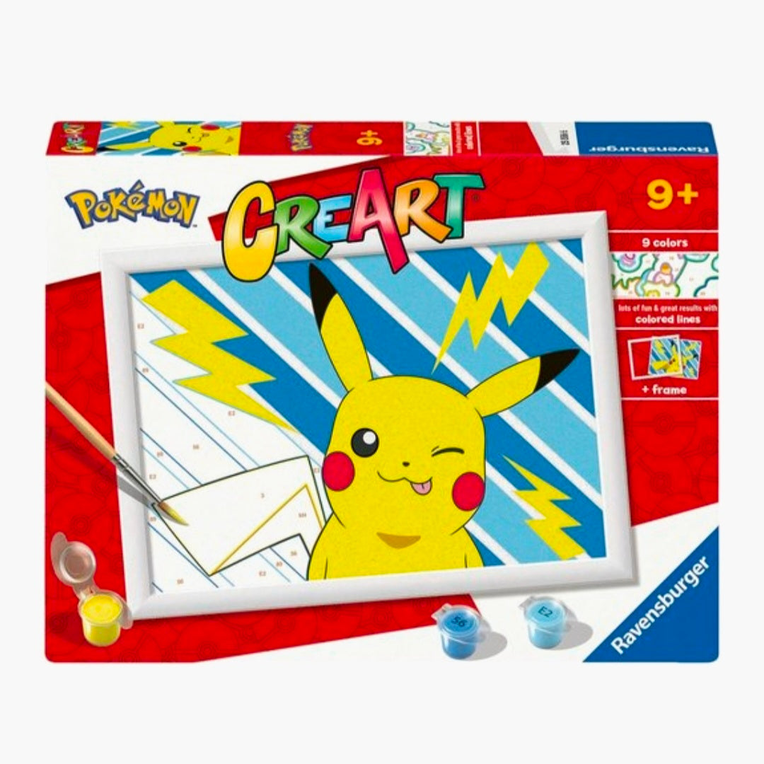 Ravensburger: CreArt - Pikachu schilder op de nummer