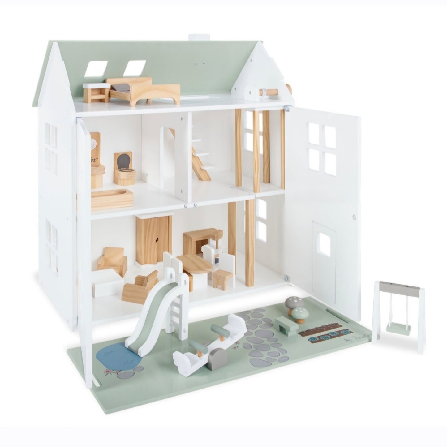 Pinolino: Houten Poppenhuis Femke (excl. Meubels)