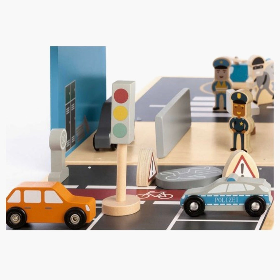 Pinolino: Houten Politiebureau en accessoires