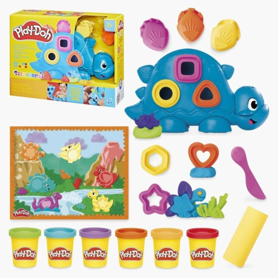 Play-Doh: Vormen en Kleuren Dino Starter Kleiset