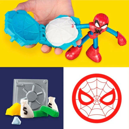 Play-Doh: Spider-Man Launch & Slice Battle Kleiset