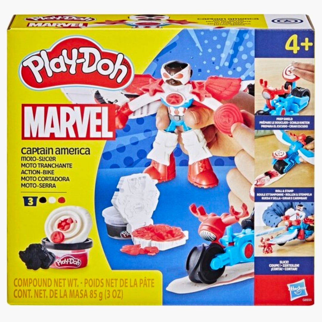 Play-Doh: Marvel - Captain America Motorsnijder Speelset