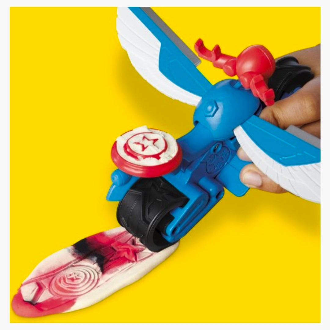 Play-Doh: Marvel - Captain America Motorsnijder Speelset