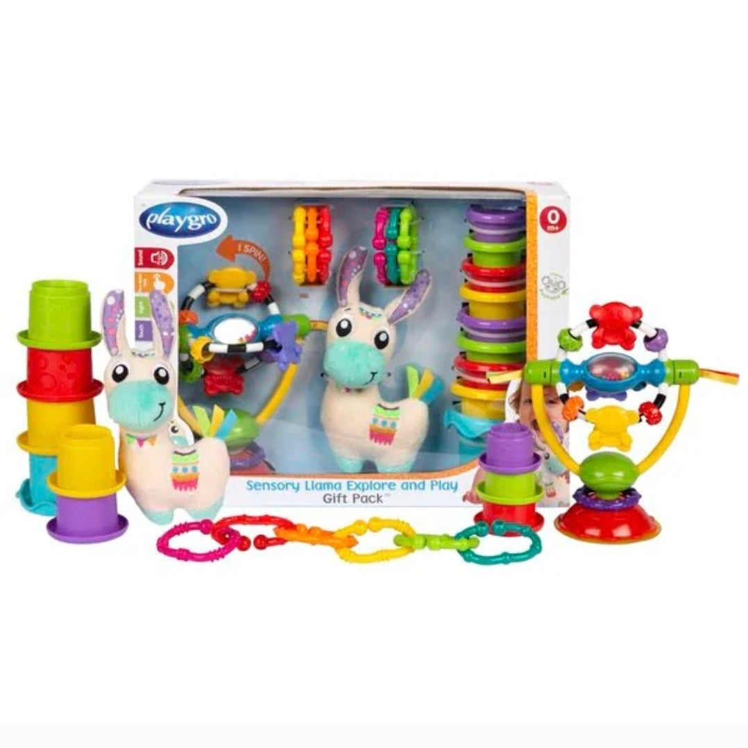 Playgro: Geschenkset - Sensory Lama Explore and Play
