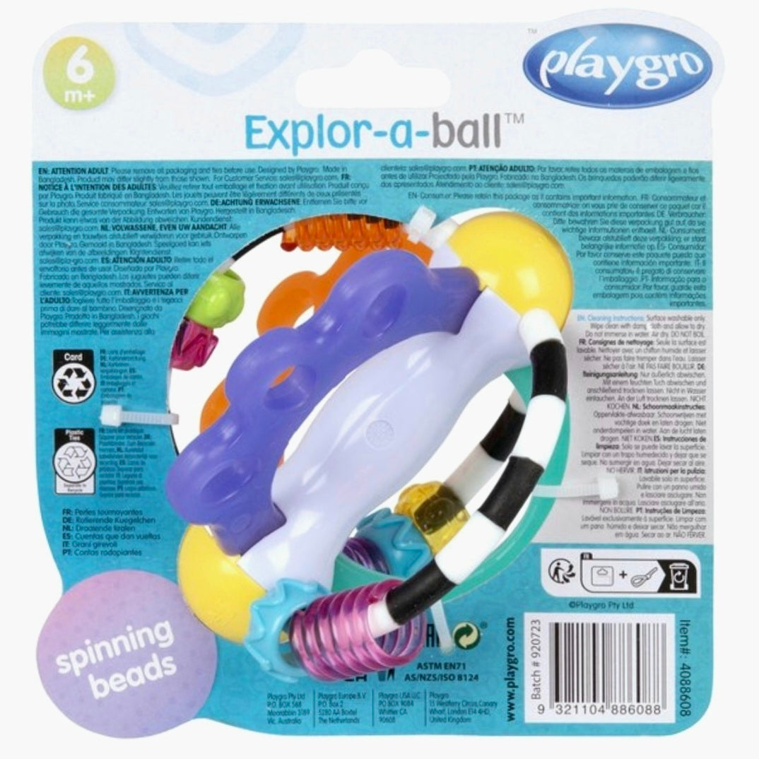 Playgro: Exlor-a-Ball - Ontdekkingsbal - 6M+