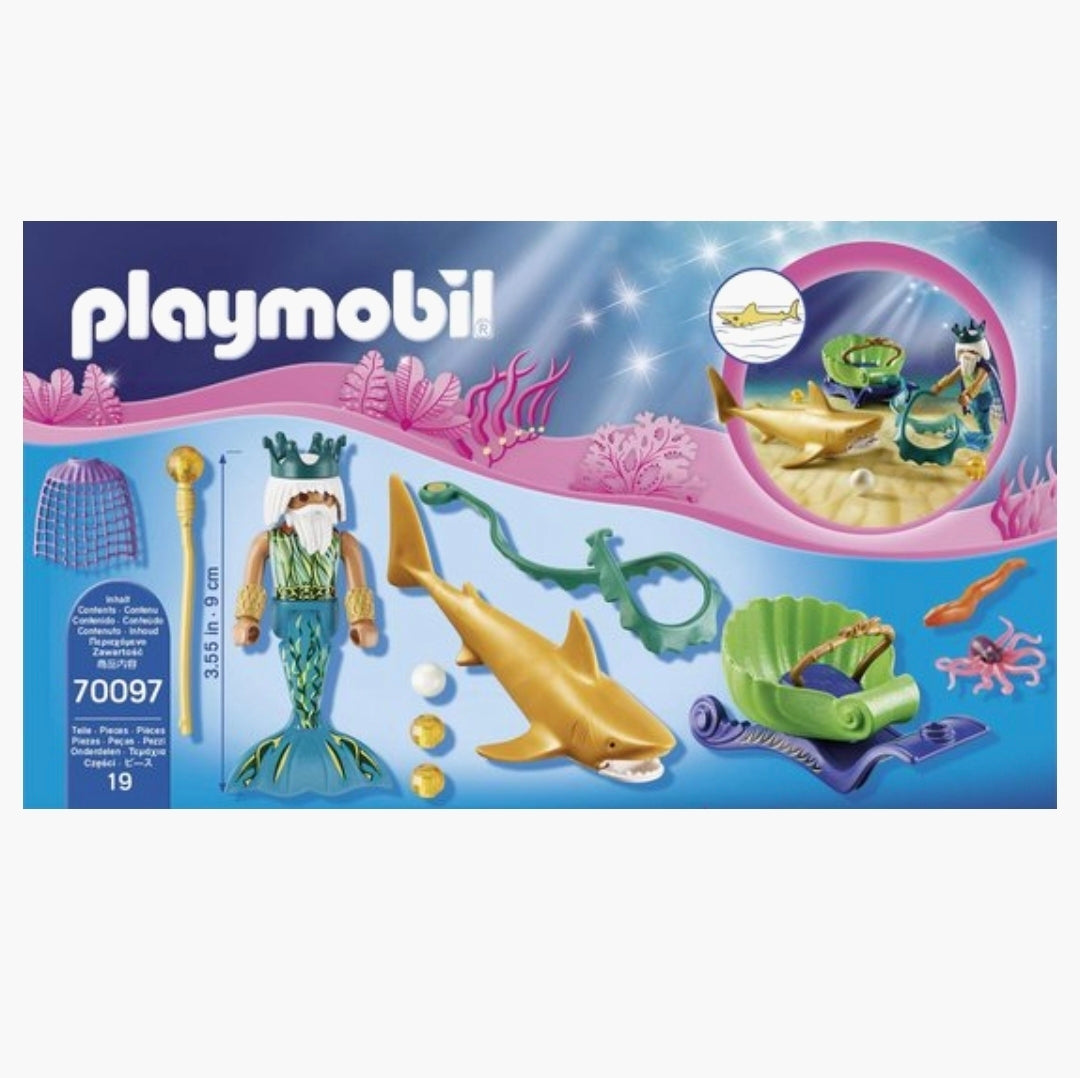 PLAYMOBIL 70097: Koning der Zeeën + Haaienkoets