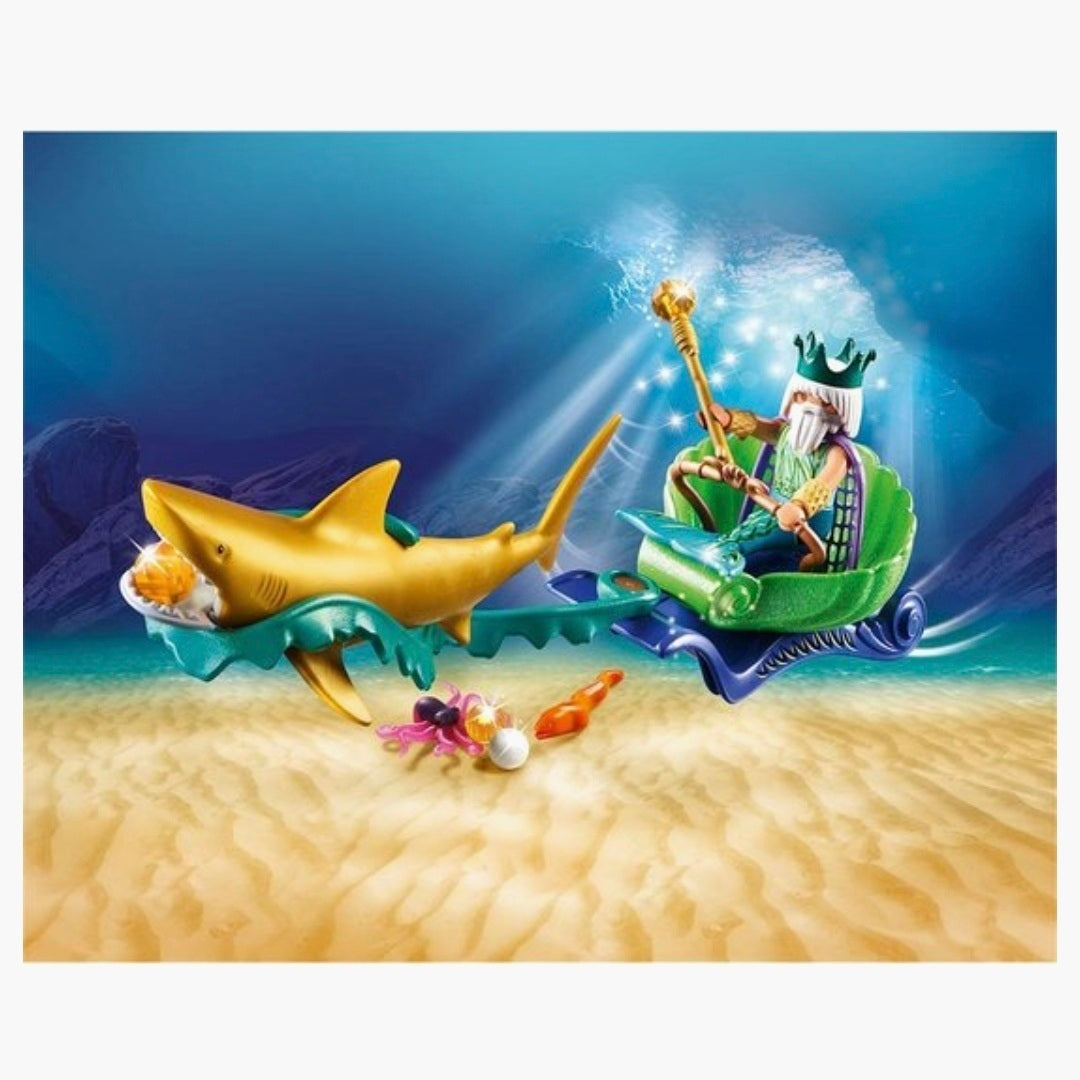 PLAYMOBIL 70097: Koning der Zeeën + Haaienkoets