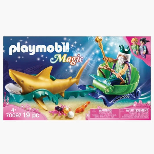 PLAYMOBIL 70097: Koning der Zeeën + Haaienkoets