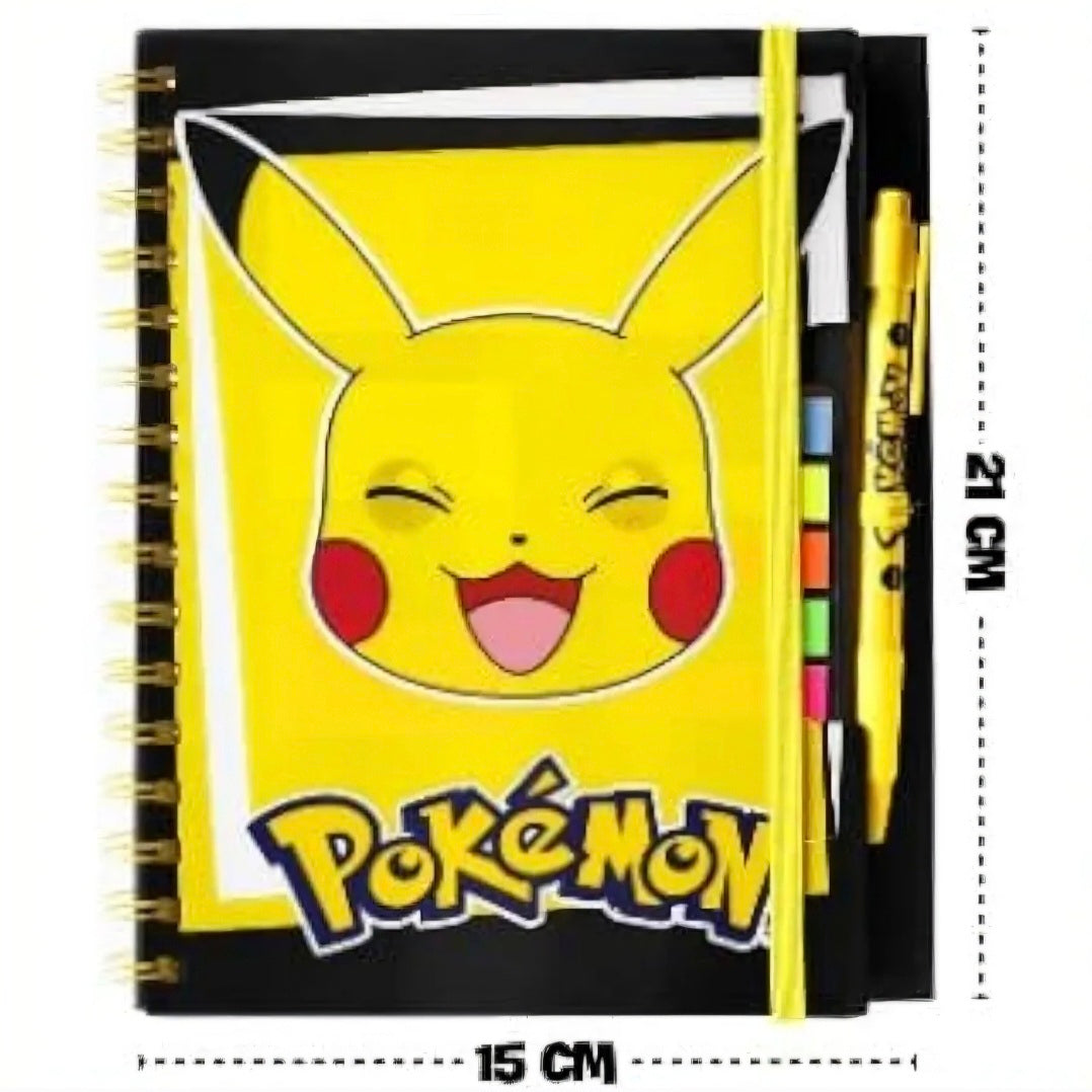 Pokemon: Notitieboek A5 + Pen + Plakbriefjes