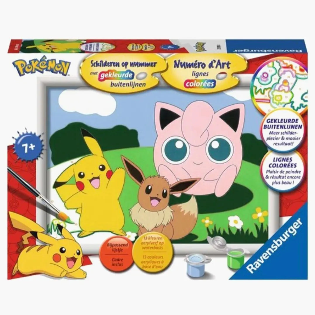 Pokémon: Schilderen op nummer  -  Multiplaza