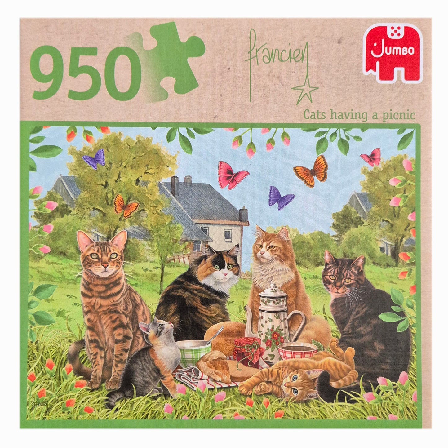 Jumbo: Francien - Cats having a Picnic - 950