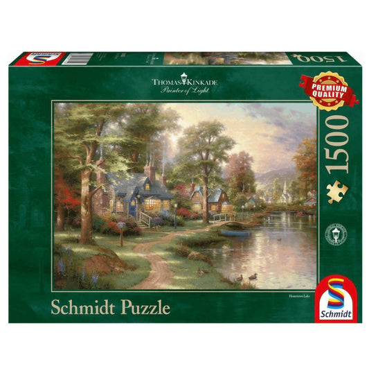 Schmidt: Thomas Kinkade - Aan het meer - 1500