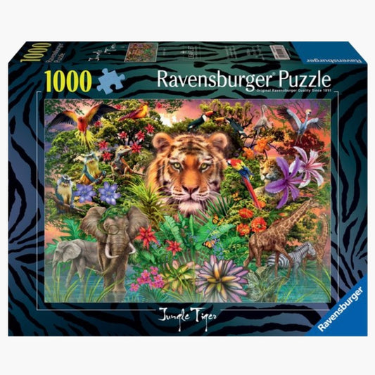 Ravensburger: Jungle Tigers - 1000